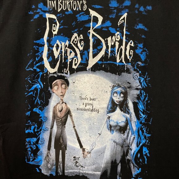 Tim Burtons Corpse Bride Movie Poster Promo T-Shirt XL - Picture 2 of 4